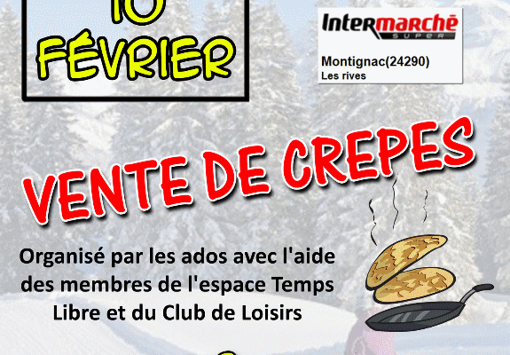 Vente de crêpes