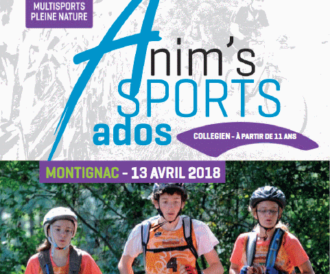 Stage Anim’s sport ados