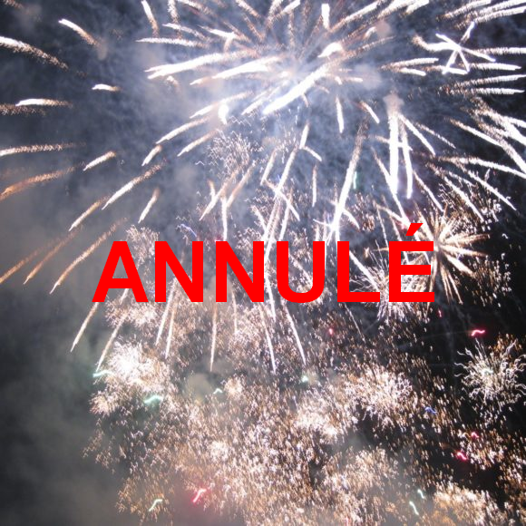 Feu d’artifice du 15 août – ANNULÉ