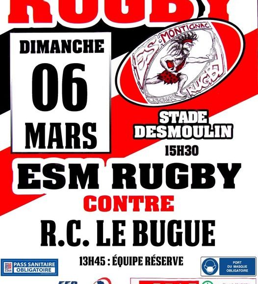 Match ESM RUGBY /  R.C. LE BUGUE