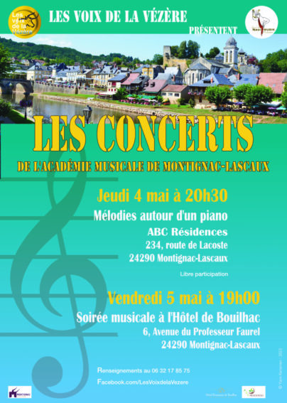Les concerts de l’académie musicale de Montignac-Lascaux