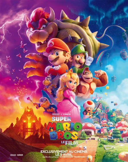 Tournoi de jeux vidéos suivi du film « Super Mario Bros »