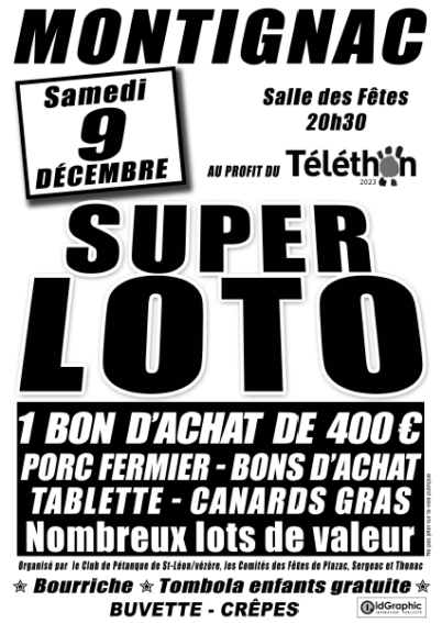 Téléthon – super loto