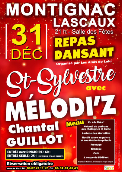 Repas dansant du réveillon de la St Sylvestre