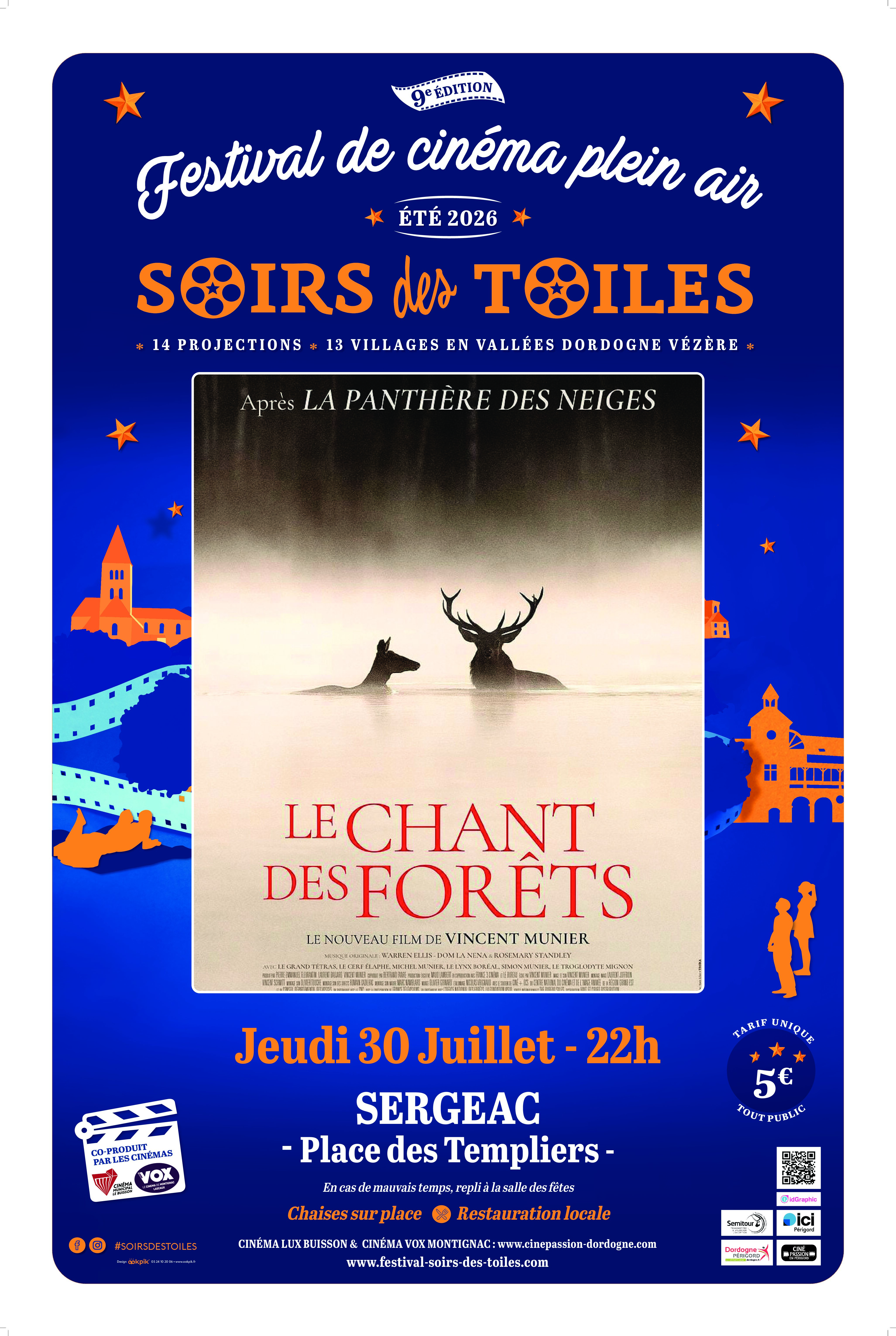 30 JUIILET à SERGEAC : « LE CHANT DES FORÊTS »