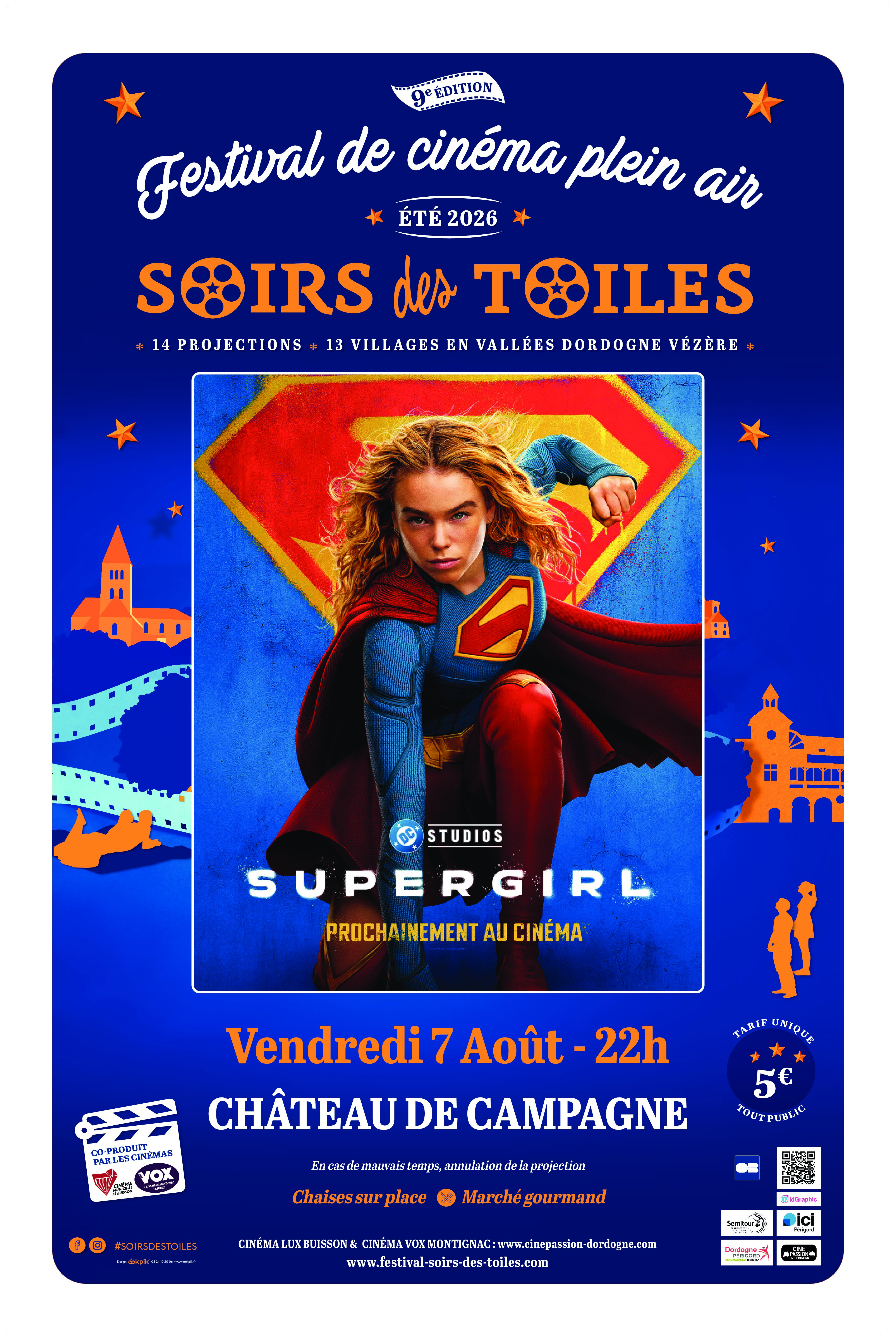 7 AOÛT au CHÂTEAU DE CAMPAGNE : « SUPERGIRL »