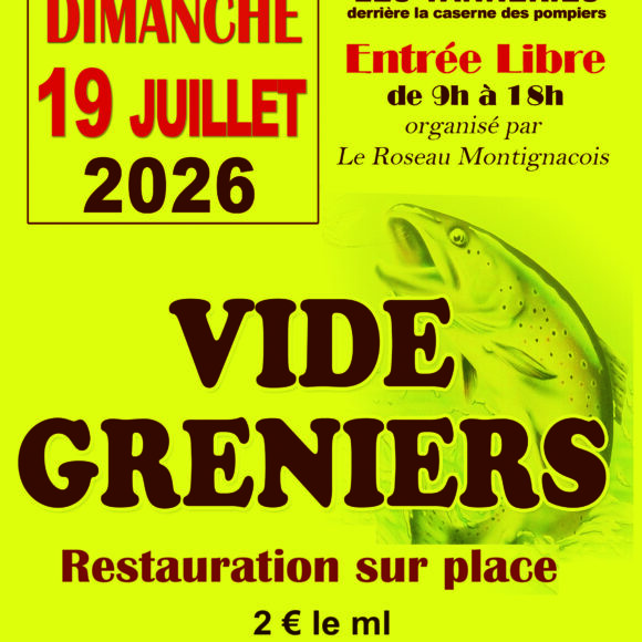 Vide-grenier du Roseau Montignacois