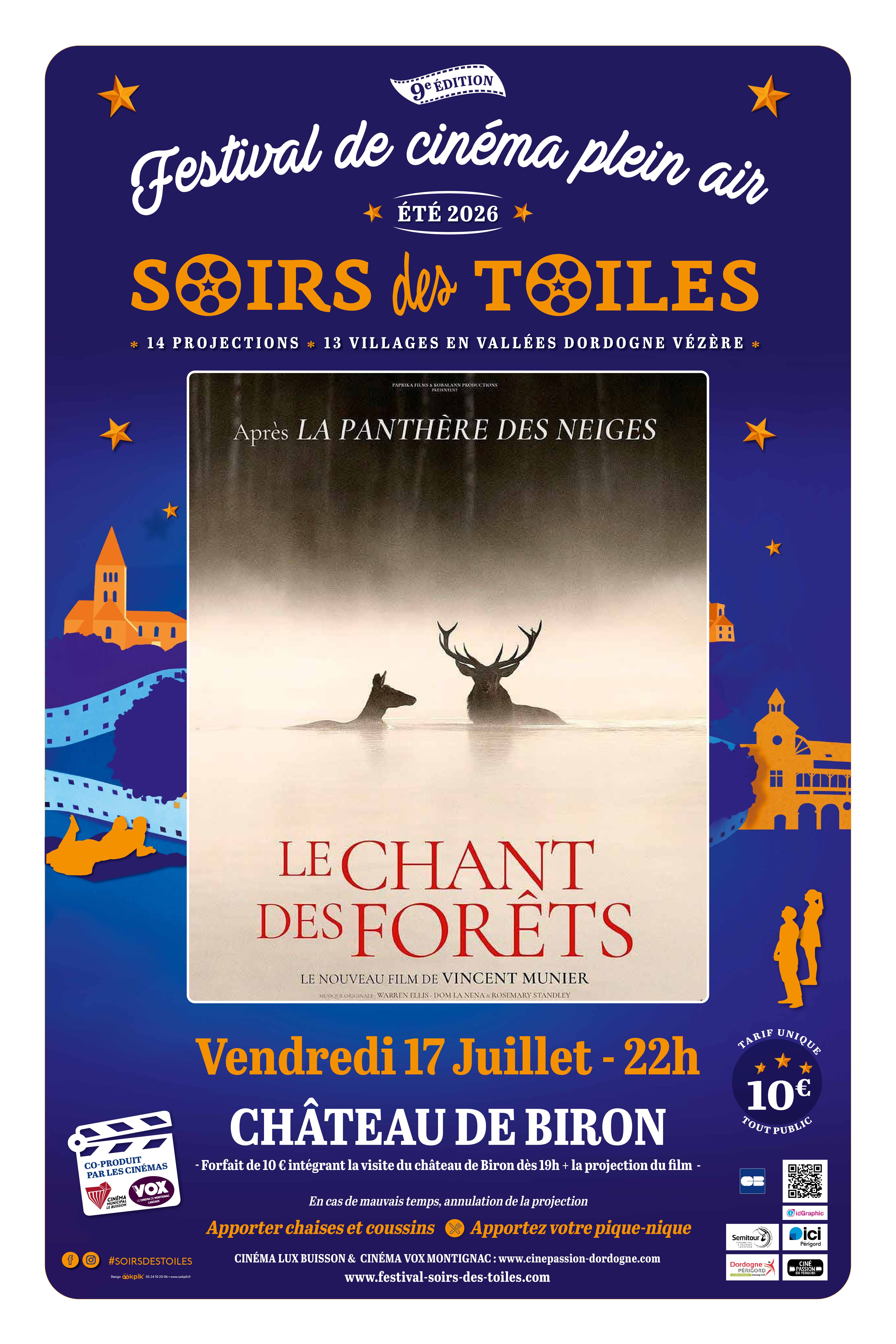 17 JUILLET au Château de Biron : « LE CHANT DES FORÊTS »