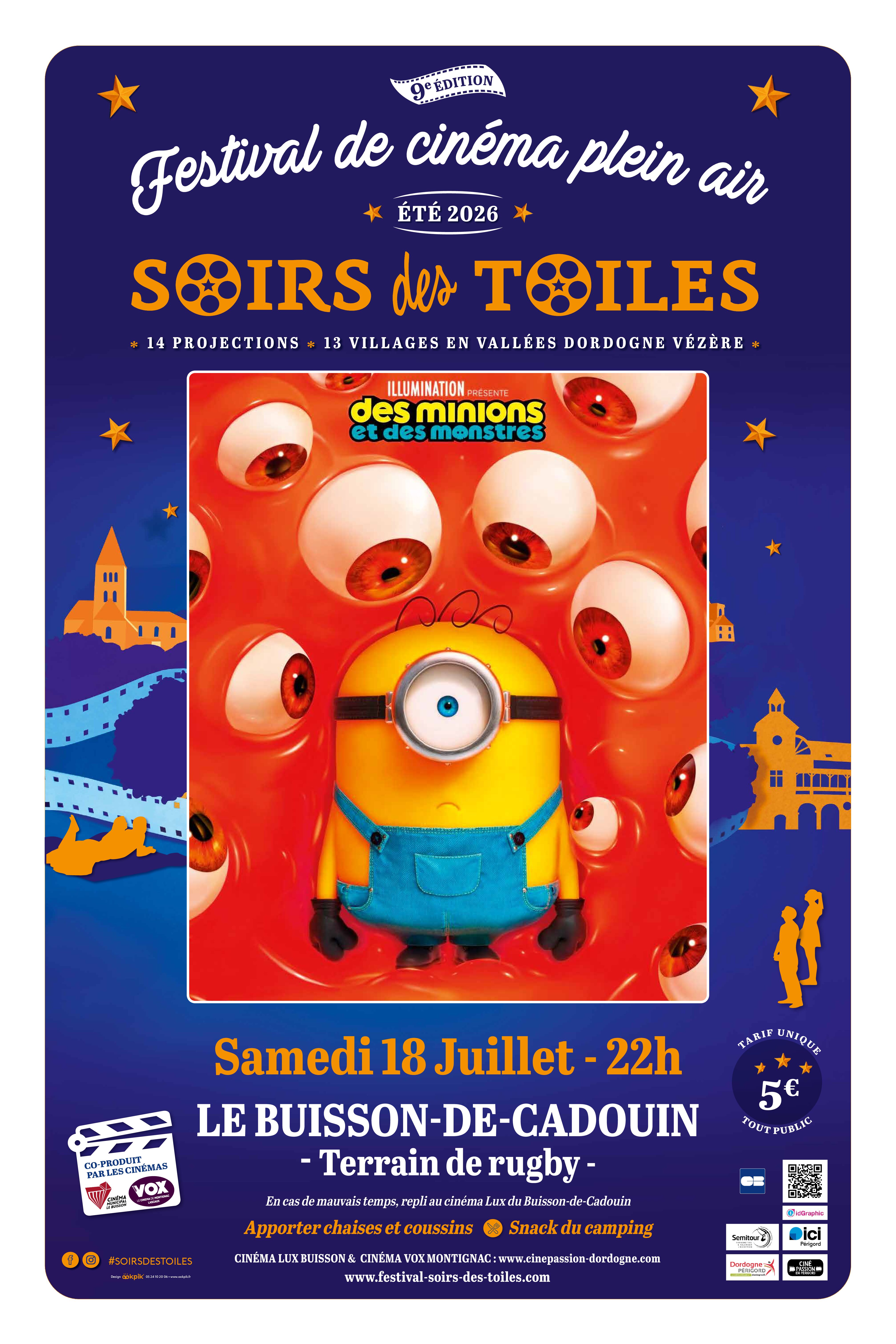 18 JUILLET AU BUISSON DE CADOUIN : « DES MINIONS ET DES MONSTRES »