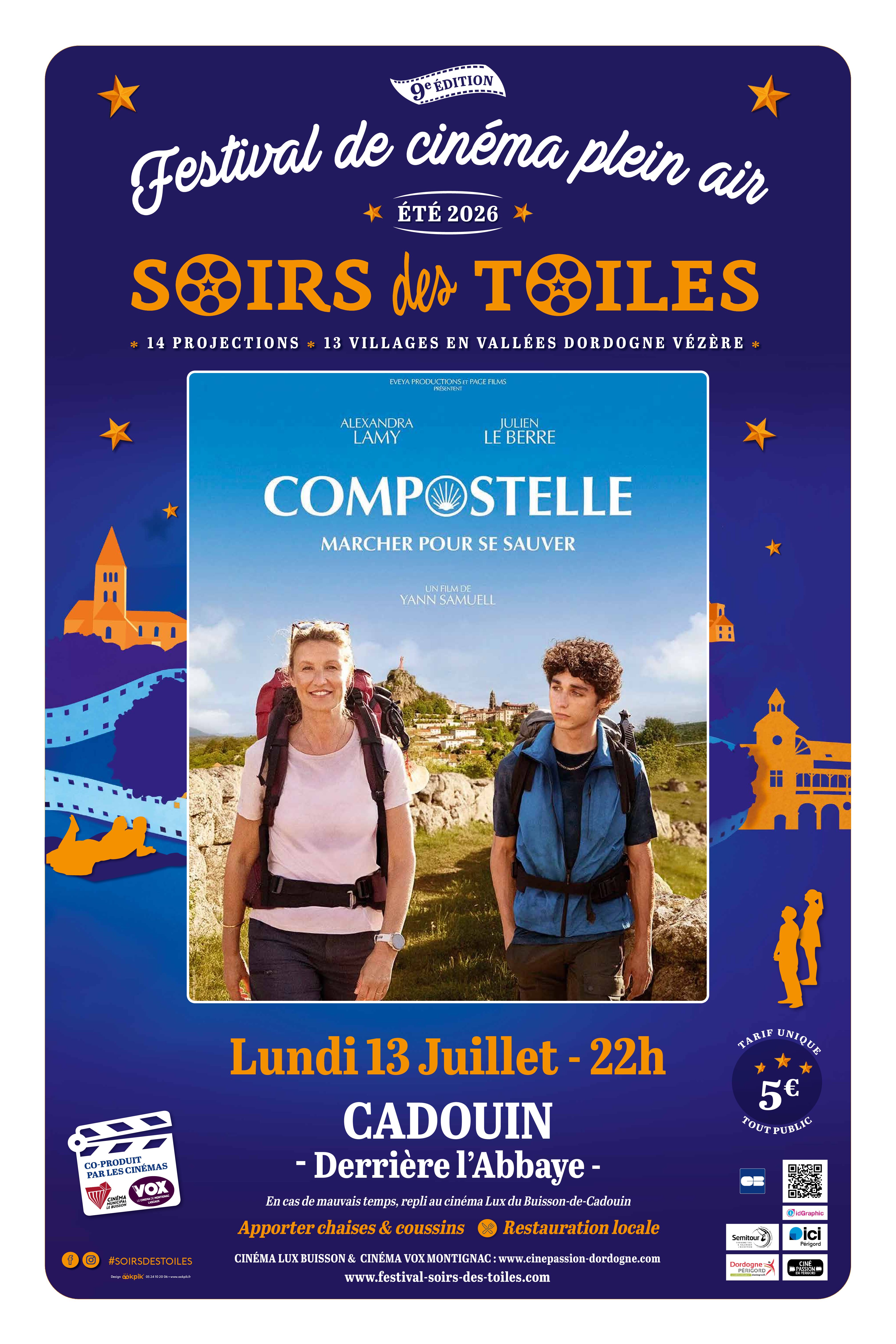 13 juillet à CADOUIN « COMPOSTELLE »