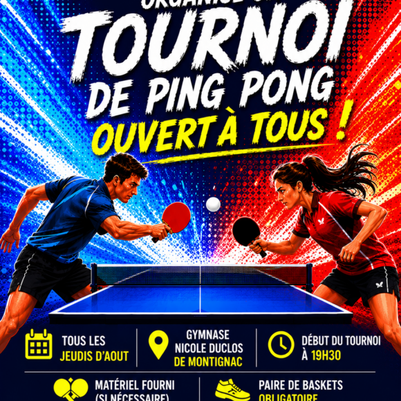 Tournoi de tennis de table