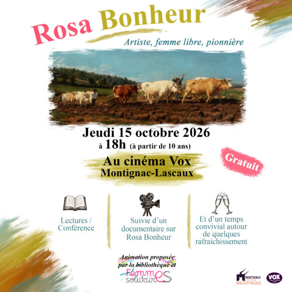 Rosa Bonheur – conférence, lecture, cinéma